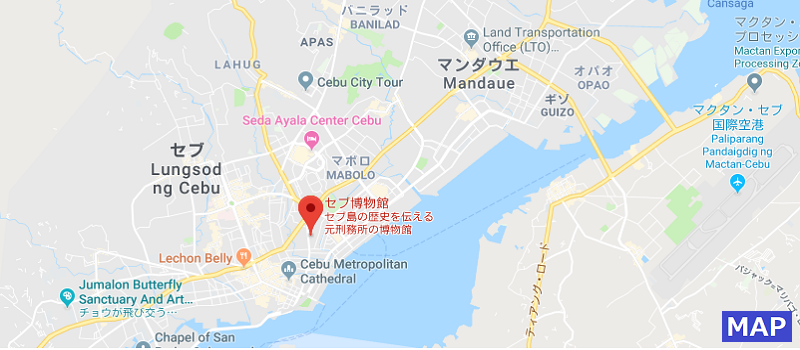 スクボ博物館の所在地のgoogleMapへのリンクボタン