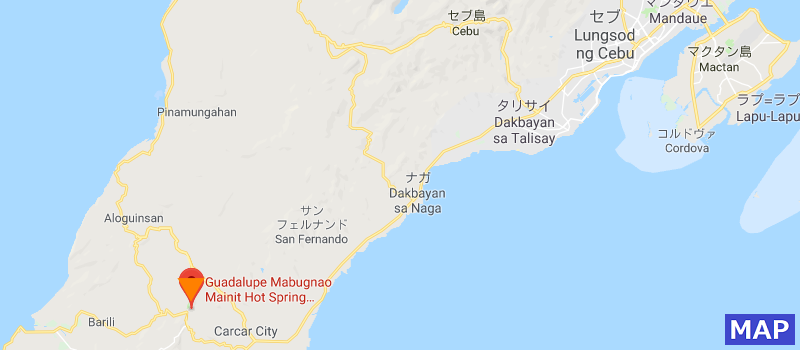 マイニット温泉 所在地のgoogleMapへのリンクボタン